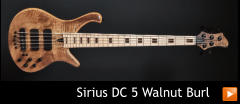 Sirius DC 5 Walnut Burl