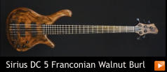 Sirius DC 5 Franconian Walnut Burl