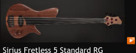 Sirius Fretless 5 Standard RG