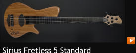 Sirius Fretless 5 Standard